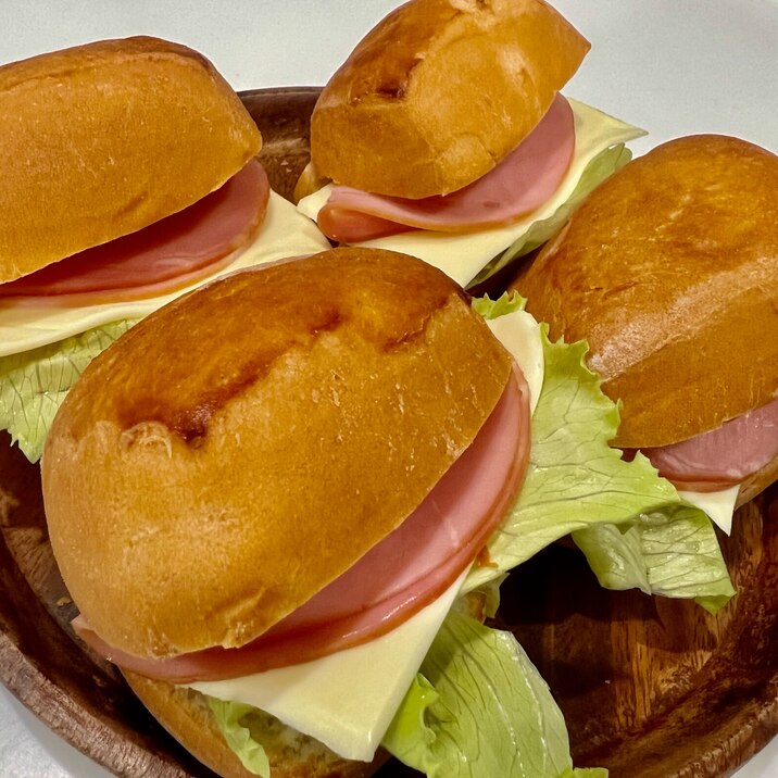 【節約】ディナーロールで簡単サンドイッチ